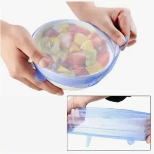 Magic Silicone Stretch Lids 6 Pcs/Set